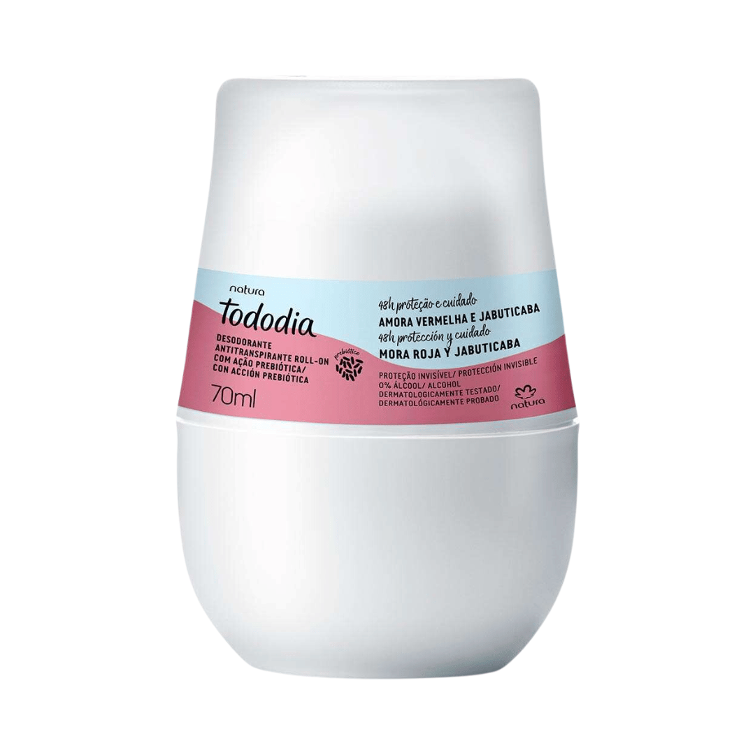 Desodorante Antitranspirante Roll-on Todo Dia Amora Vermelha e Jabuticaba 70ml