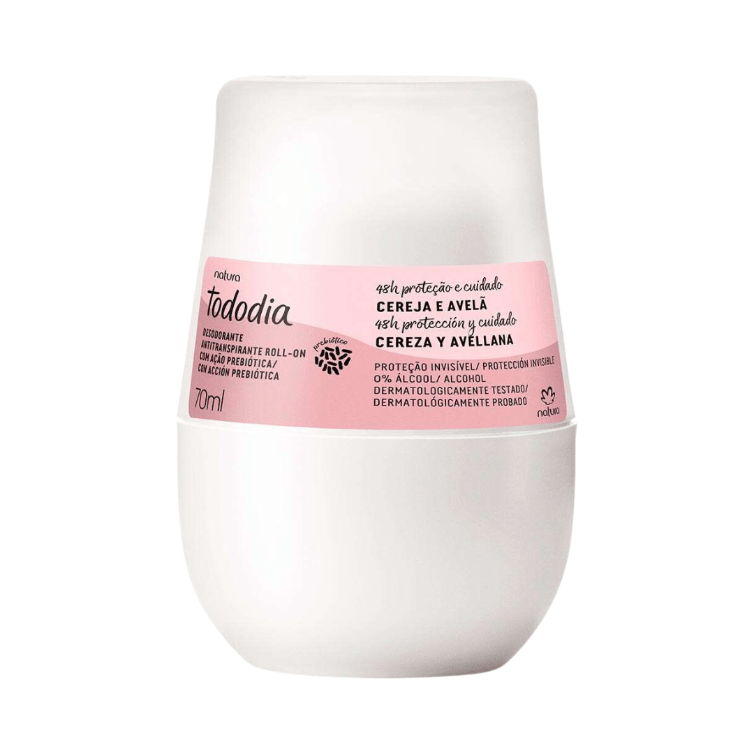 Desodorante Antitranspirante Roll-on Todo Dia Cereja e Avelã 70ml