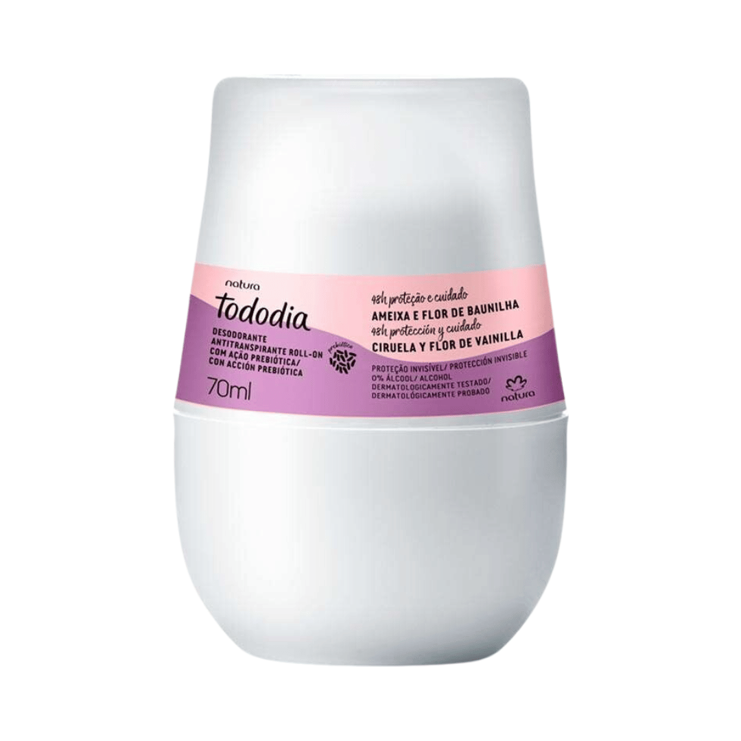 Desodorante Antitranspirante Roll-on Todo Dia Ameixa e Flor de Baunilha 70ml