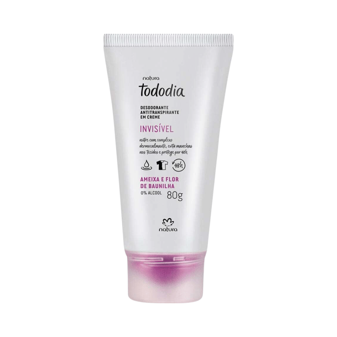 Desodorante Antitranspirante em Creme Todo Dia Ameixa e Flor de Baunilha 80g
