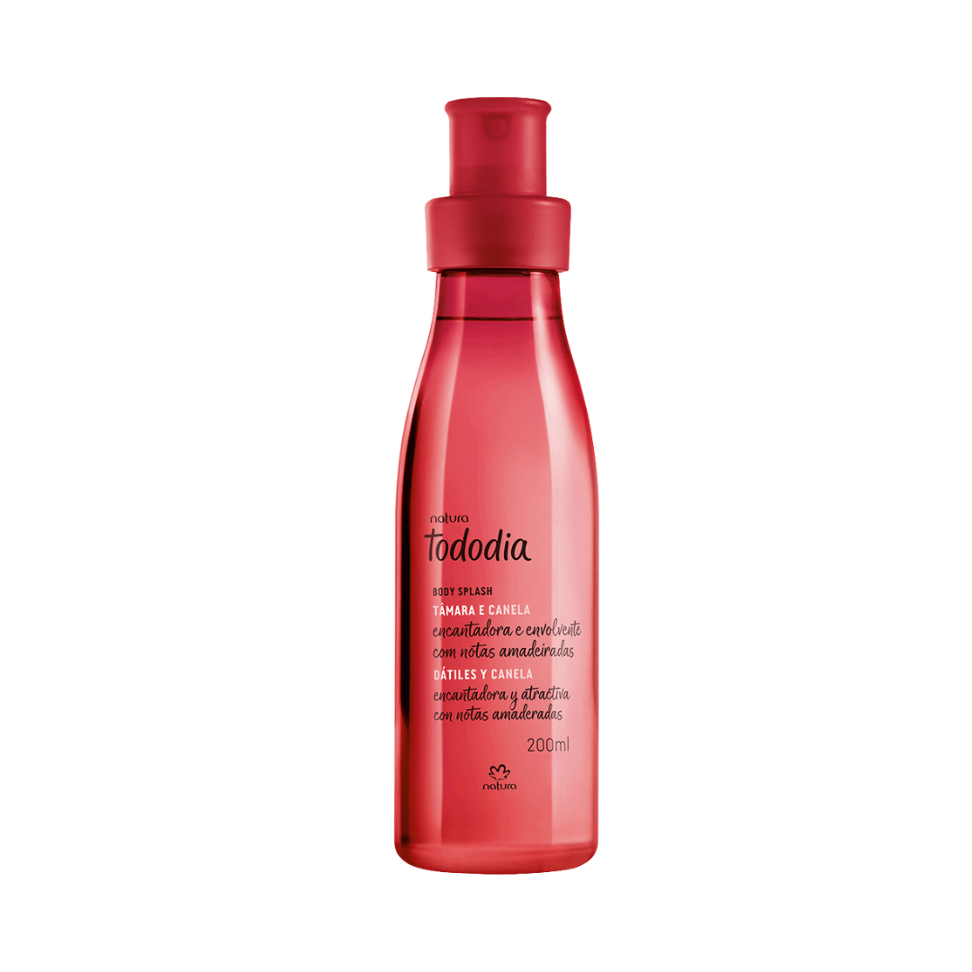Body Splash Desodorante Colônia Tâmara e Canela 200ml