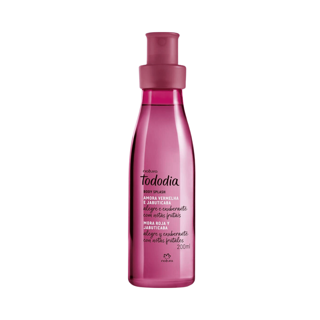 Body Splash Desodorante Colônia Amora Vermelha e Jabuticaba 200ml