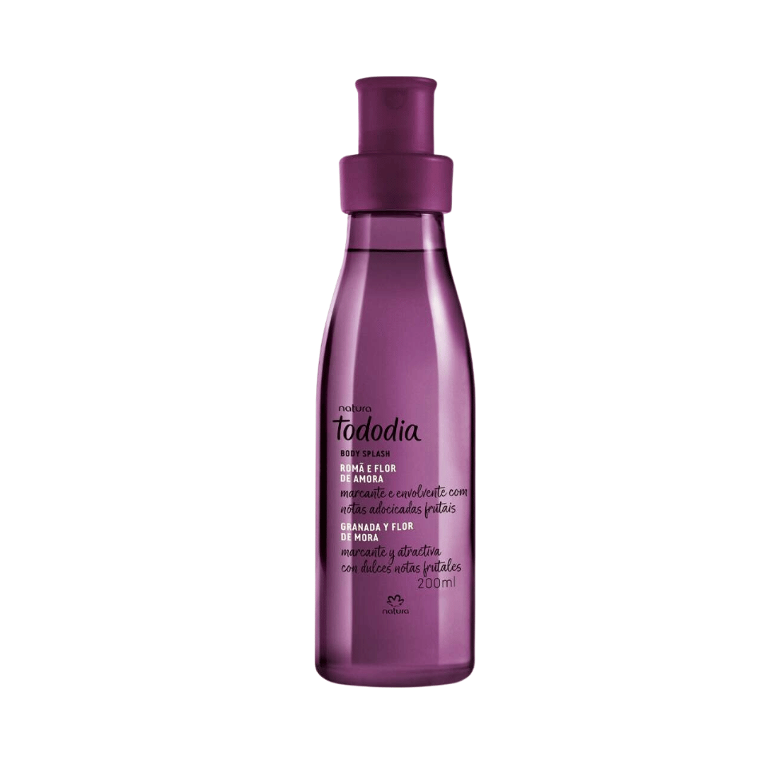 Body Splash Desodorante Colônia Romã e Flor de Amora 200ml