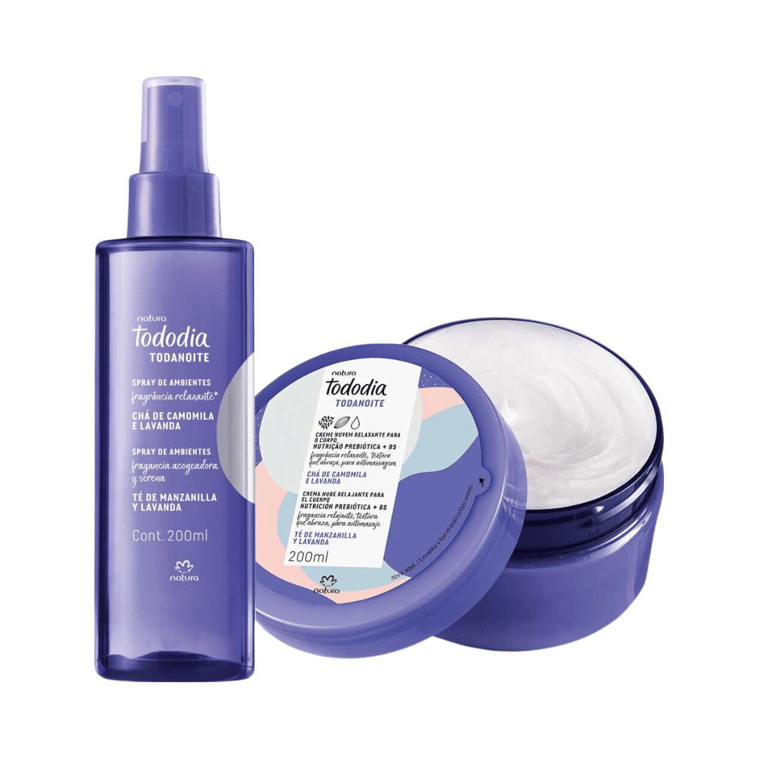 Conjunto Toda Noite Chá de Camomila e Lavanda