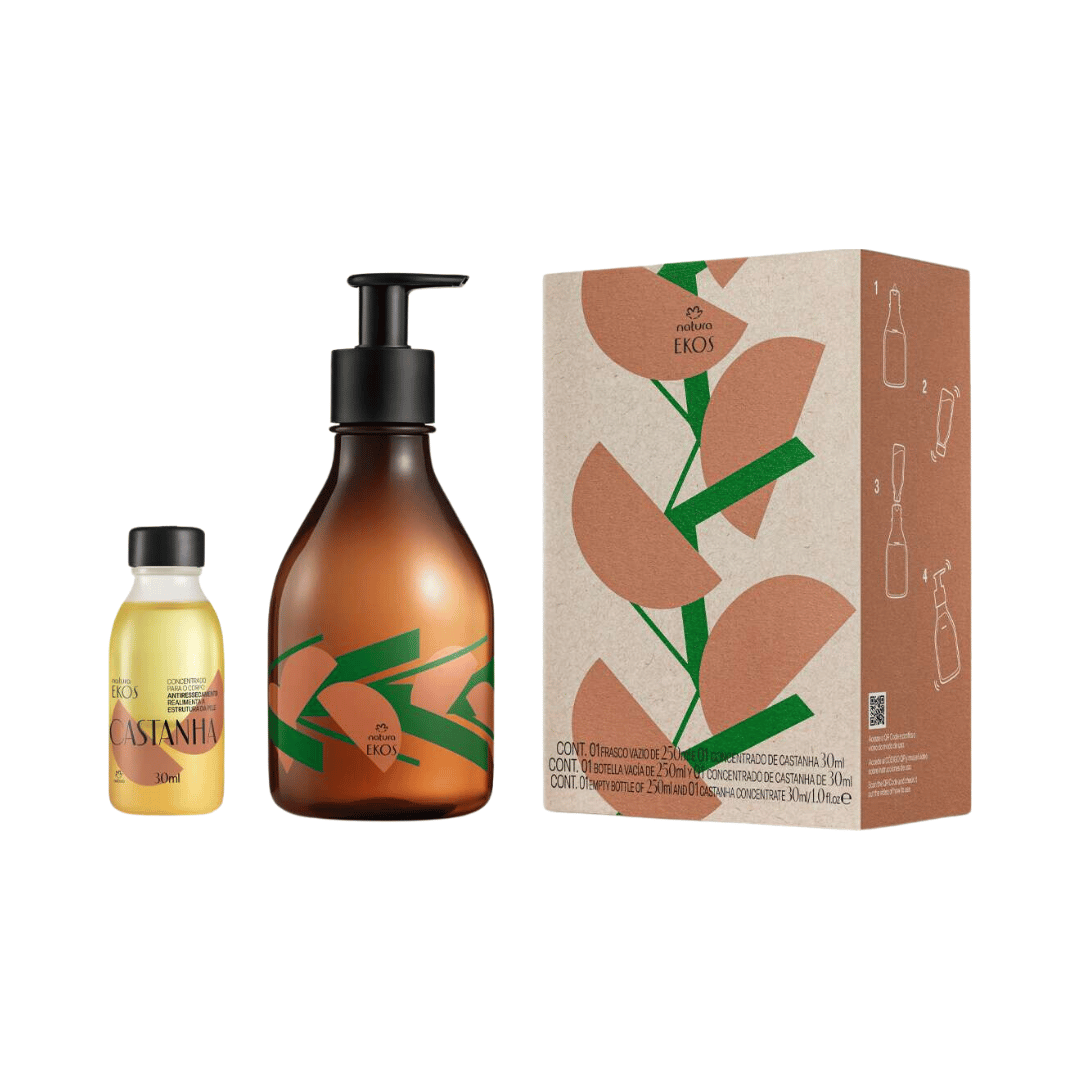 Kit Concentrado Corporal em Creme Ekos Castanha