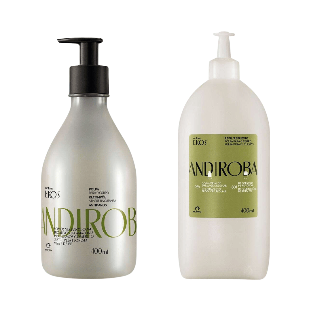Conjunto Polpa Desodorante Hidratante Corporal Ekos Andiroba
