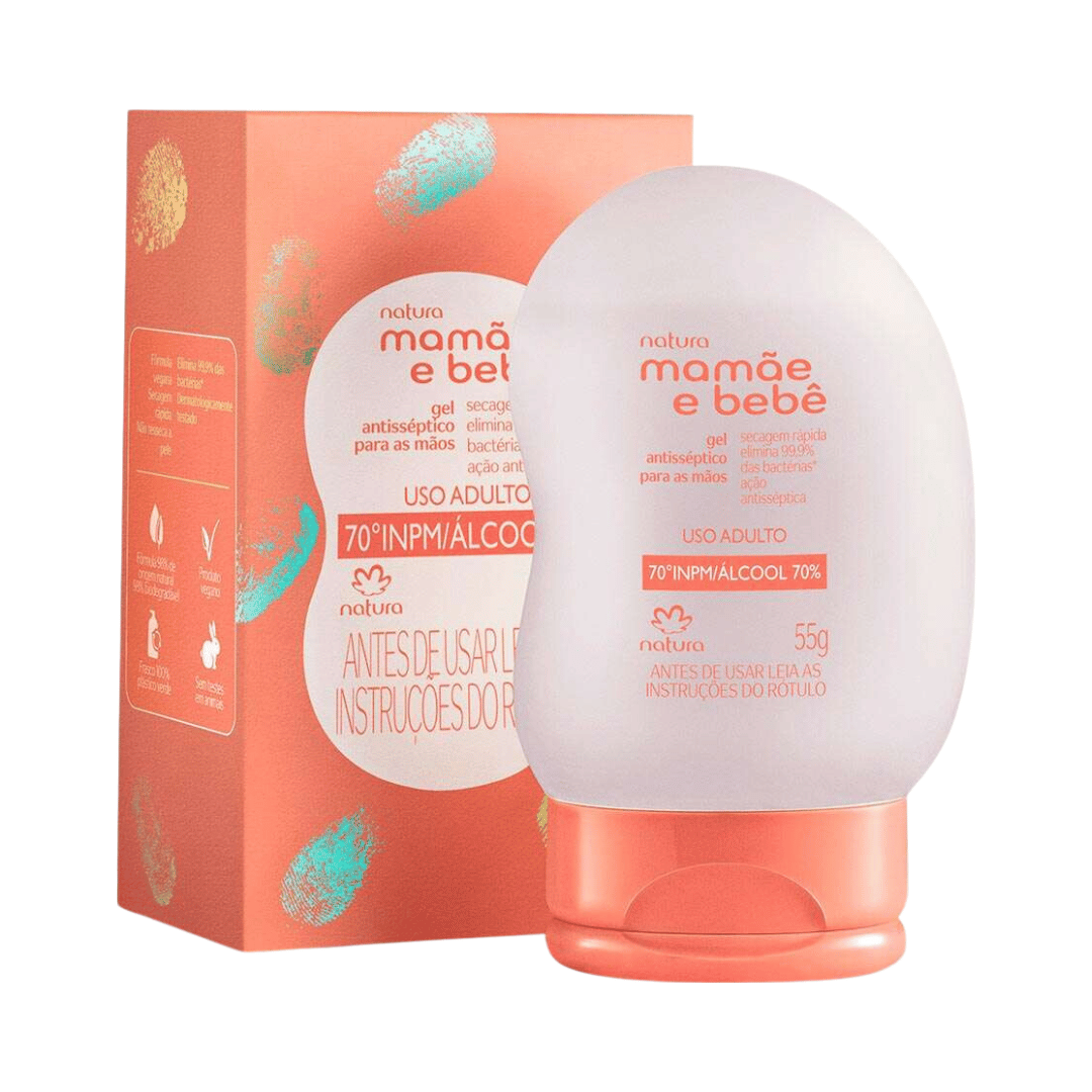 Álcool em Gel Natura Mamãe e Bebê