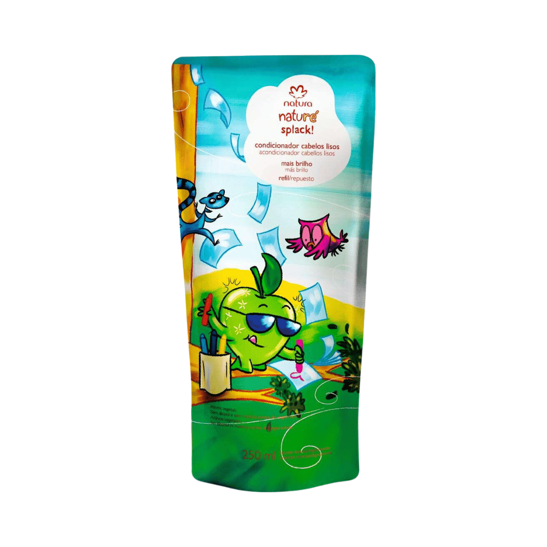 Refil Condicionador Splack! Cabelos Lisos Natura Naturé 250ml