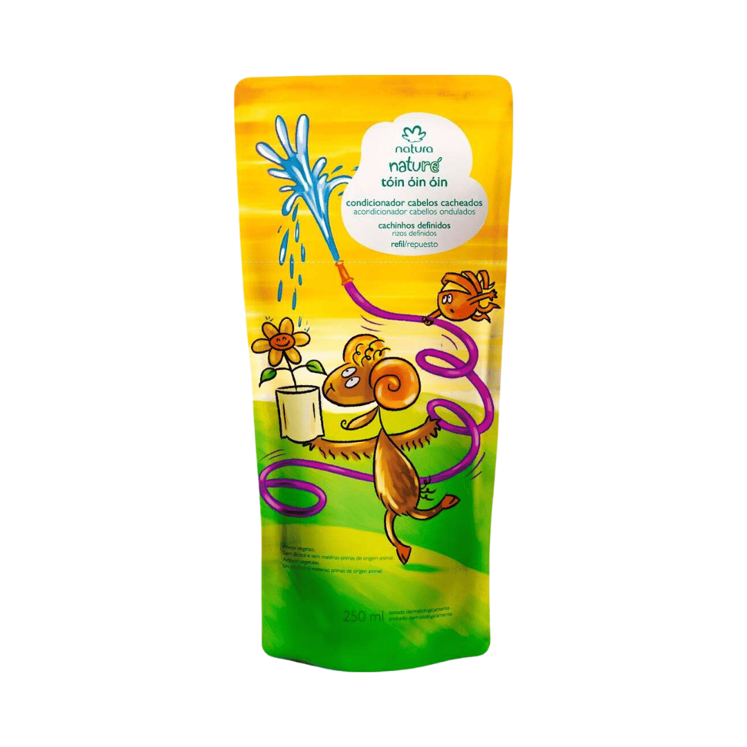Refil Condicionador Cabelos Cacheados Tóin Óin Óin Natura Naturé 250ml