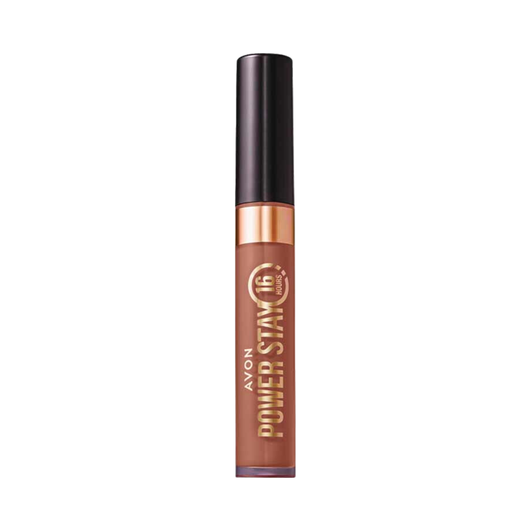 Batom Líquido Matte Avon Power Stay - Toda Nude Cobre