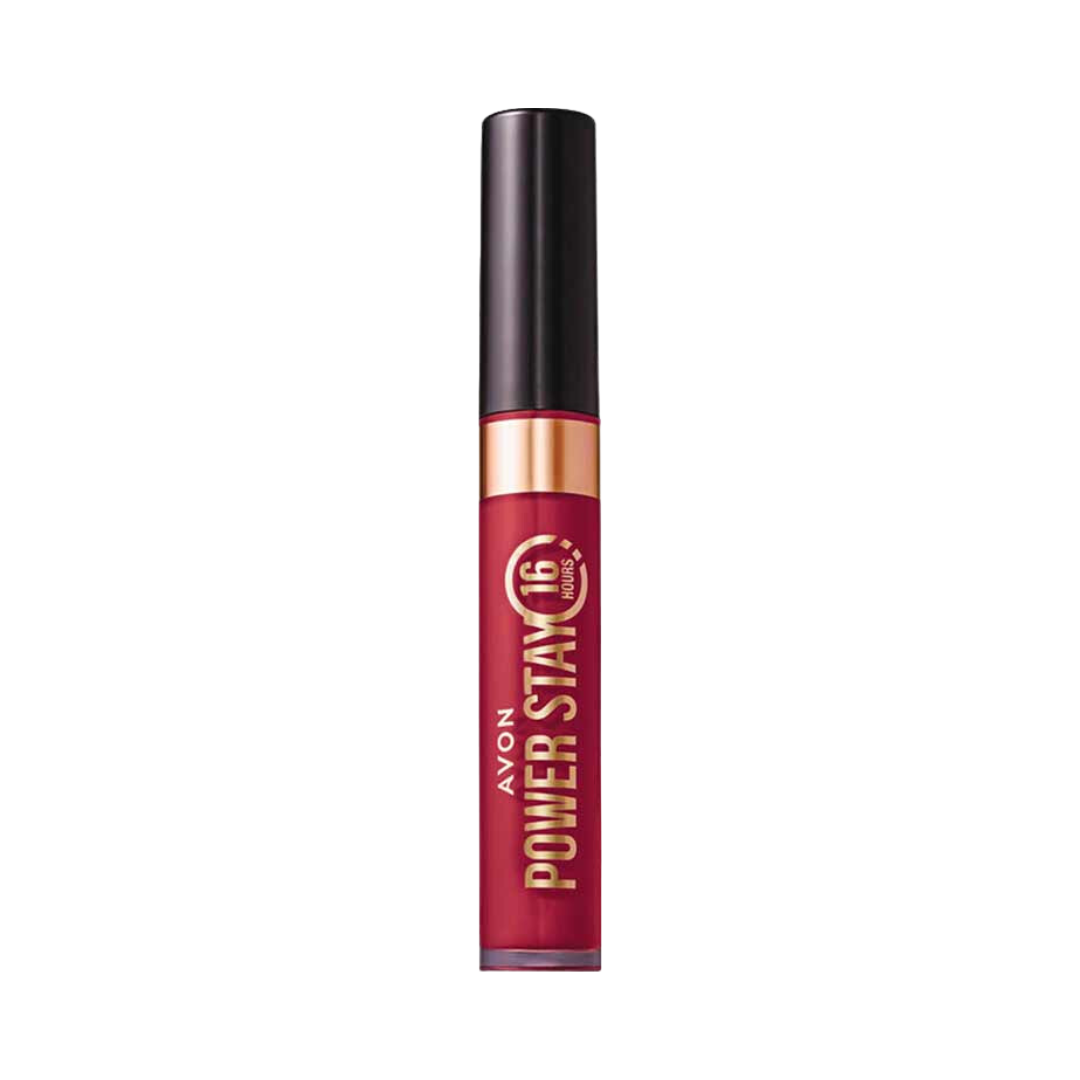 Batom Líquido Matte Avon Power Stay - Vermelho Terra