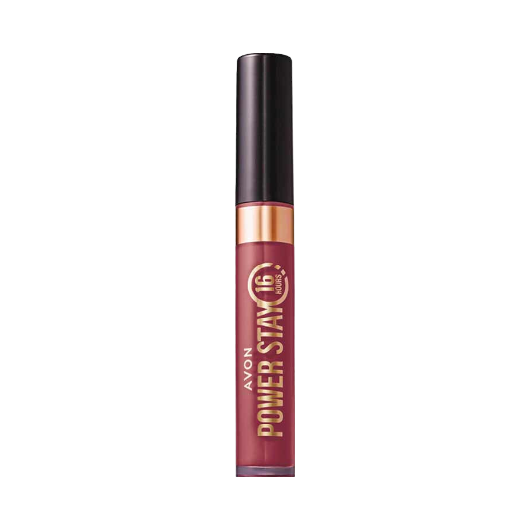 Batom Líquido Matte Avon Power Stay - Nude Malva