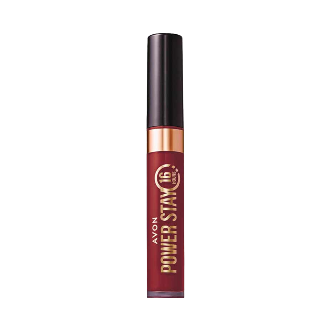 Batom Líquido Matte Avon Power Stay - Tô de Vinho Marsala