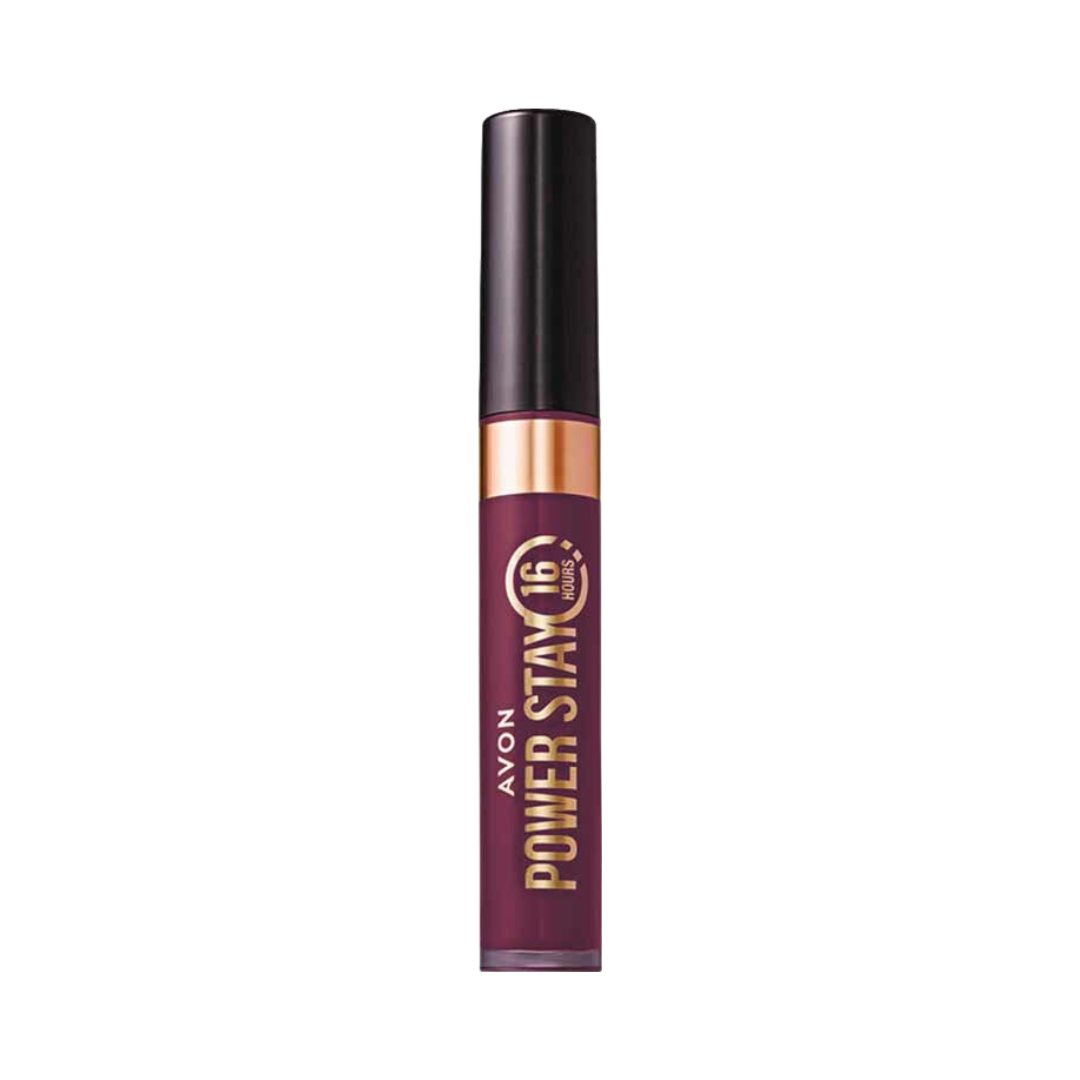 Batom Líquido Matte Avon Power Stay - Vinho Escuro