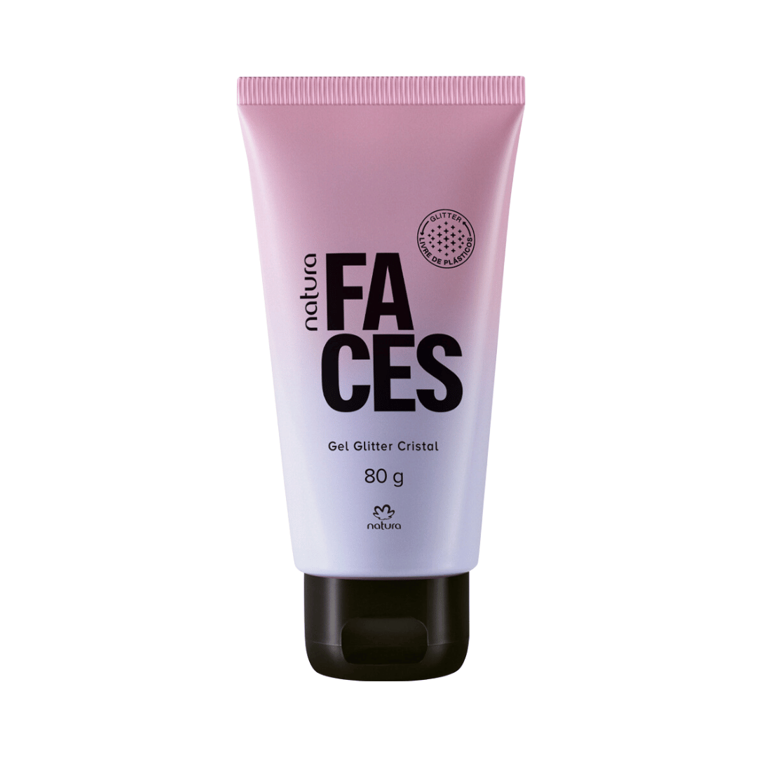 Gel Glitter Faces Cristal 80g