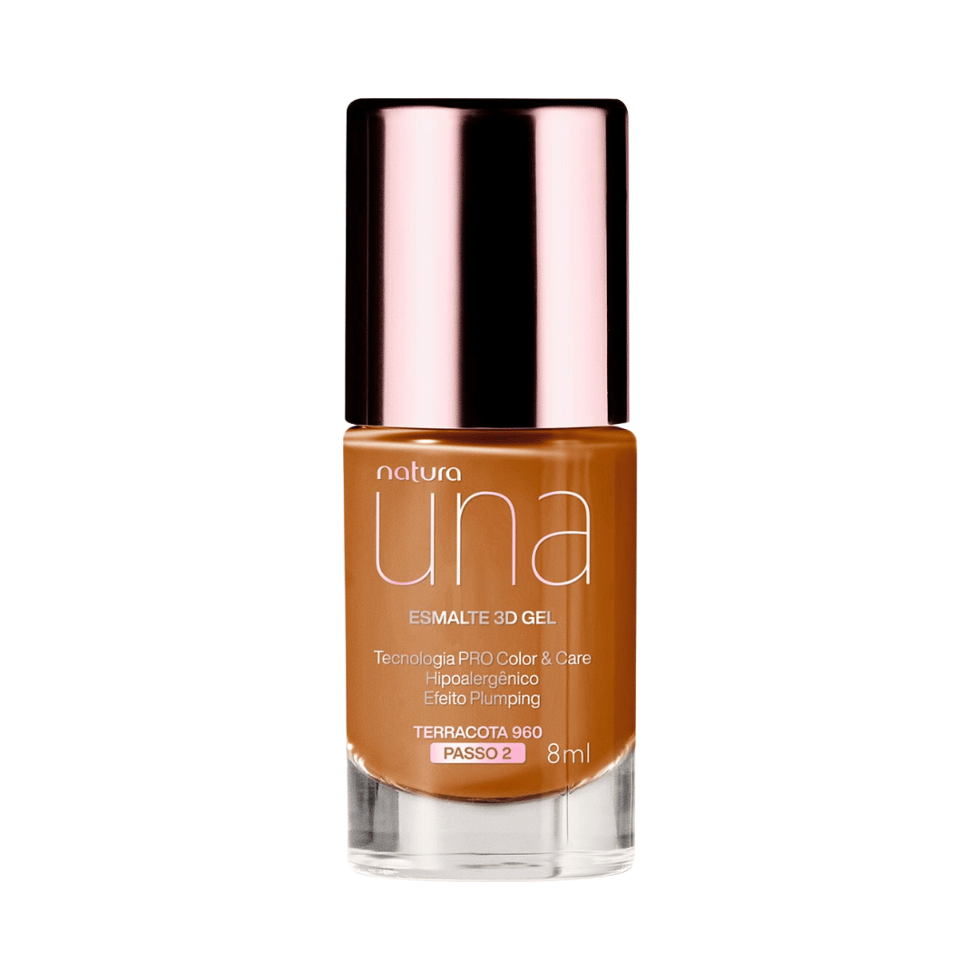 Esmalte 3D Gel Una - Terracota 960