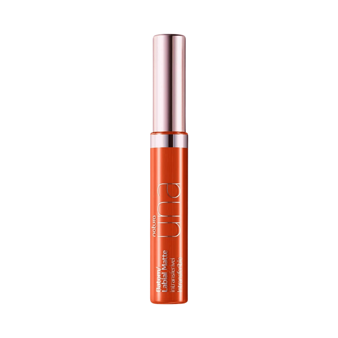Batom Matte Intransferível Una - Laranja 8-M