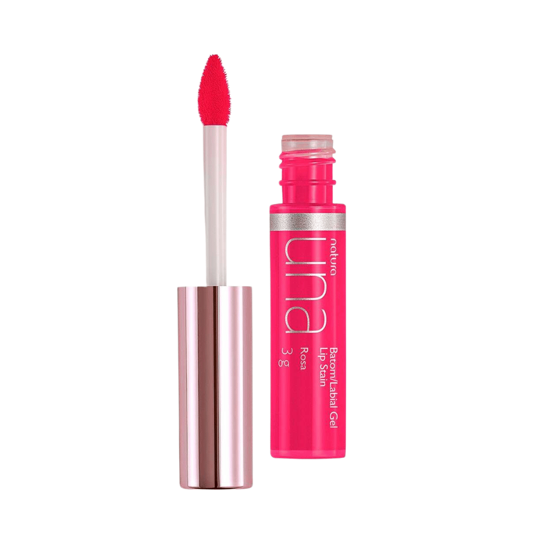 Batom Gel Lip Stain Una - Rosa