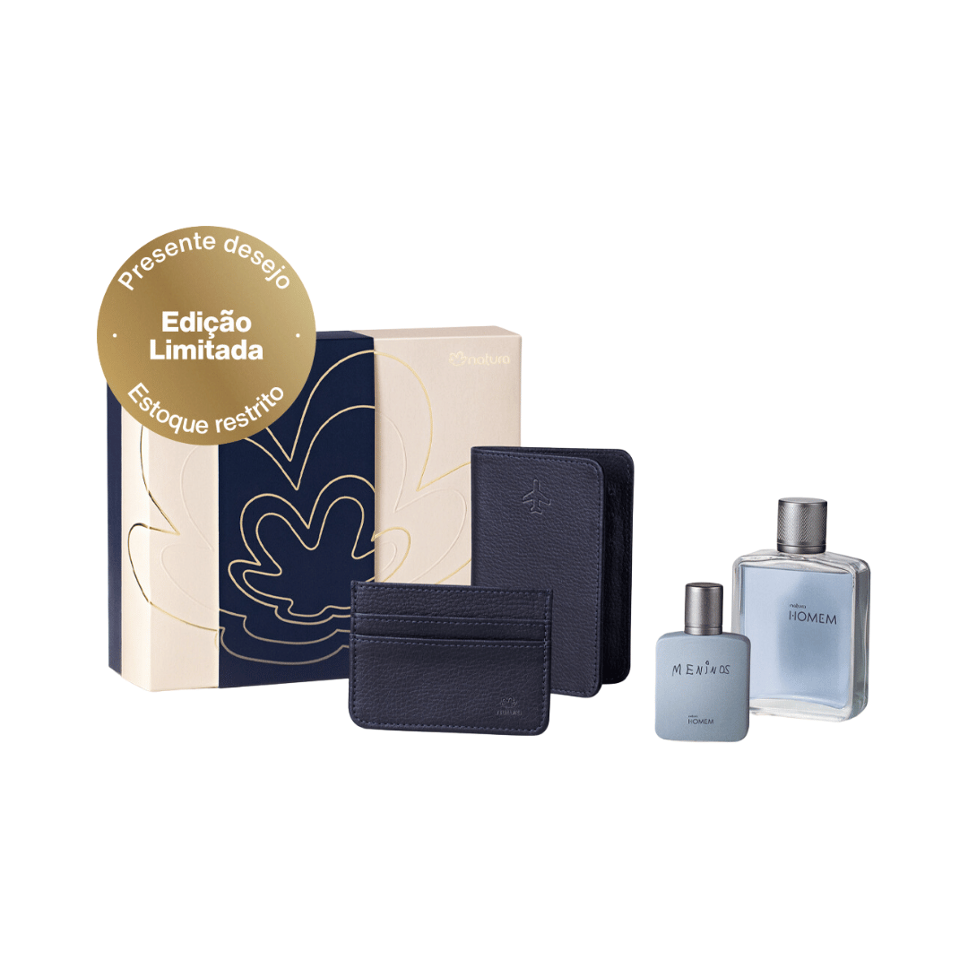 Presente Natura Homem Pai & Filho com Caixa Especial