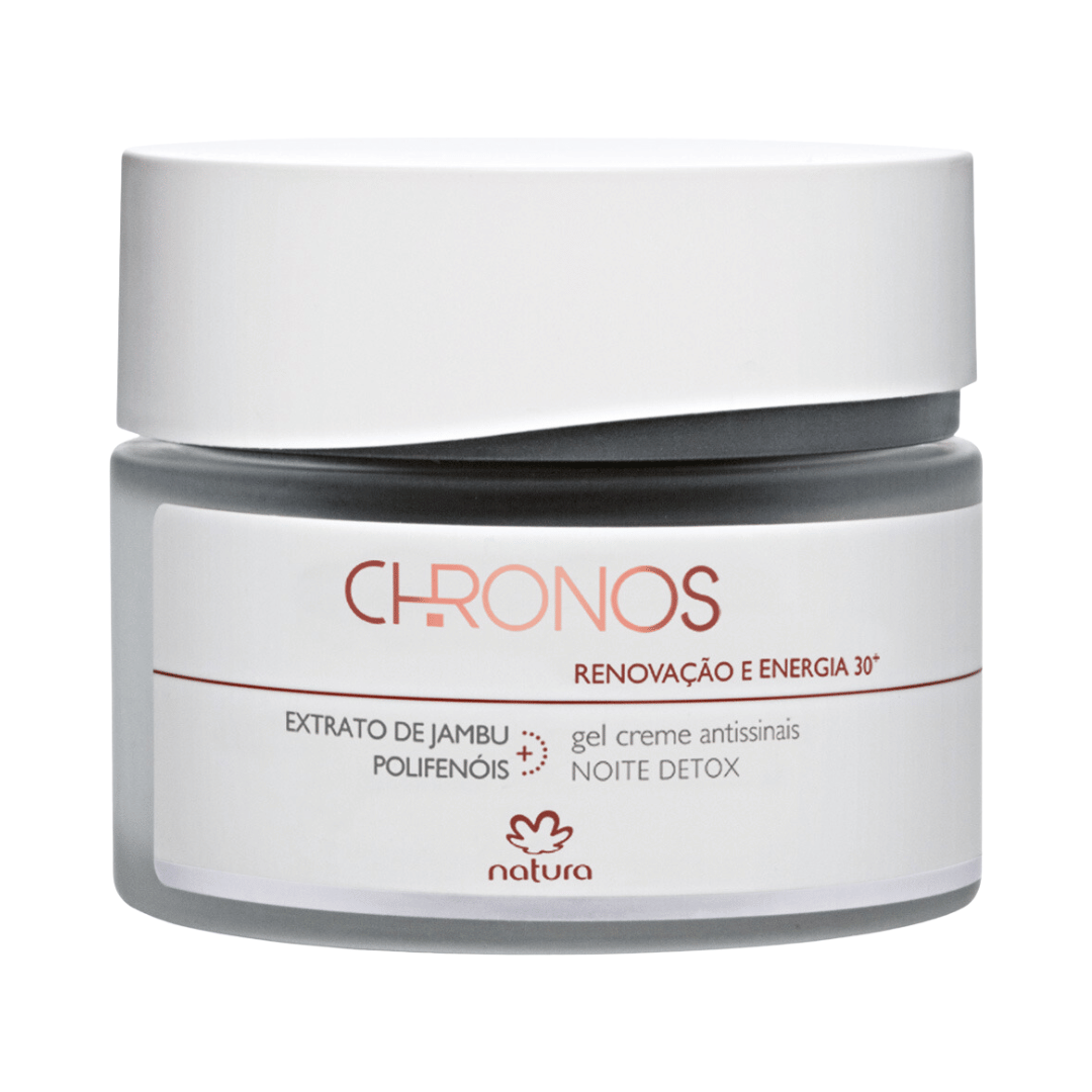 Gel Creme Antissinais 30+ Noite Renovação e Energia Chronos