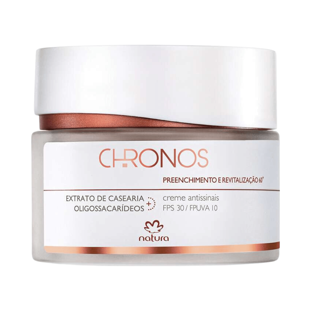 Creme Antissinais Preenchimento e Revitalização 60+ Dia Chronos