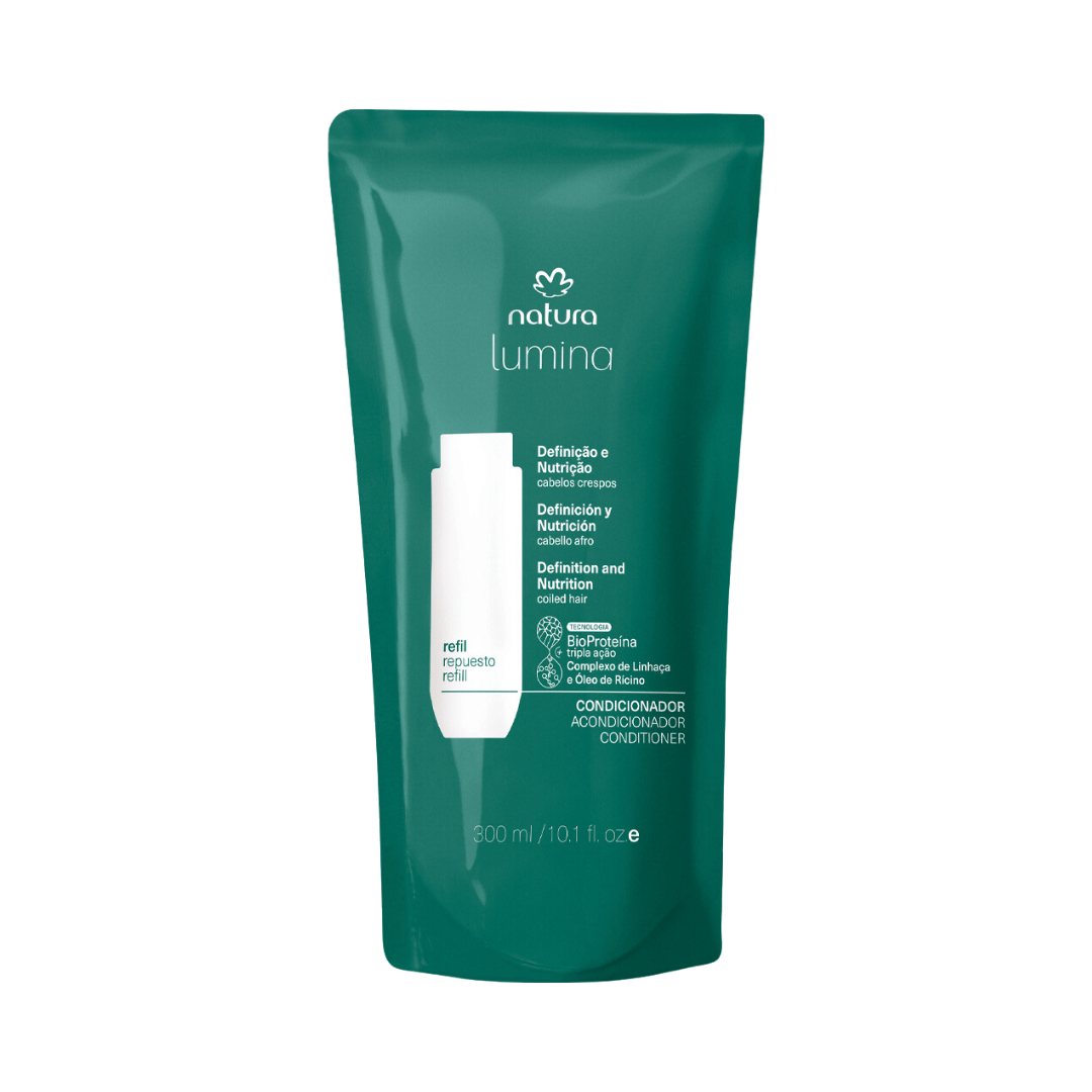 Refil Condicionador Nutritivo para Cabelos Crespos Lumina 300ml