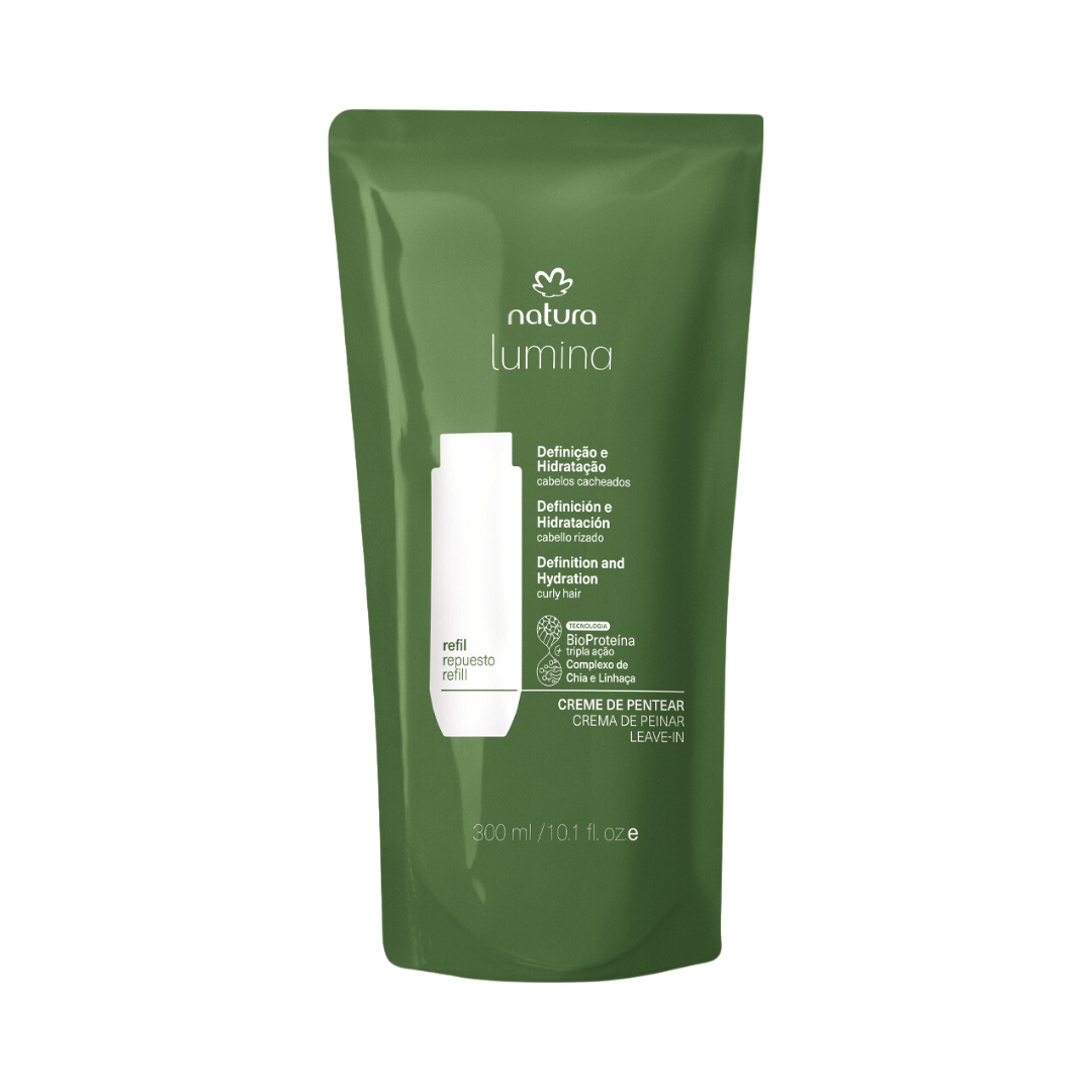 Refil Creme de Pentear de Definição para Cabelos Cacheados Lumina