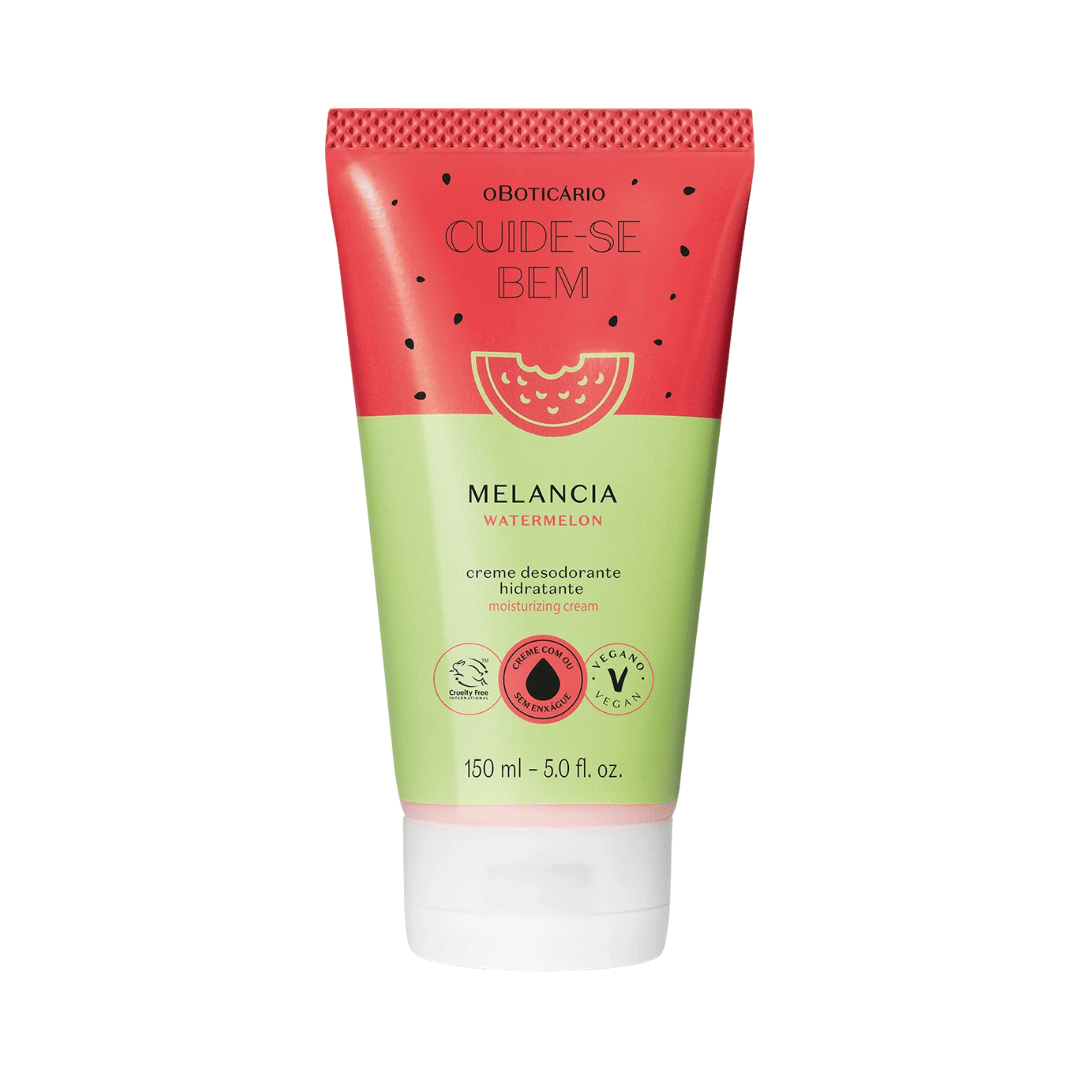 Creme Desodorante Hidratante Corporal Cuide-se Bem Melancia 150ml