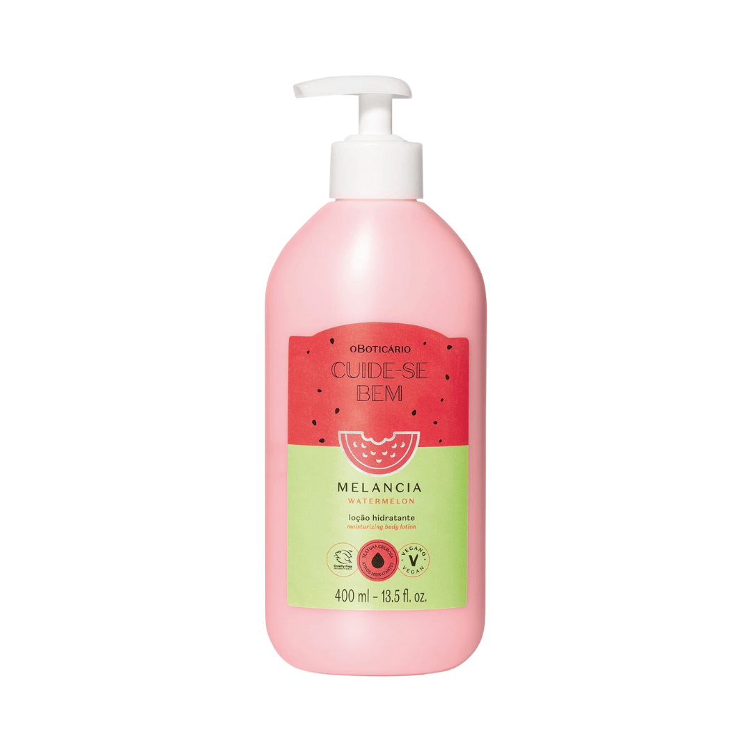 Loção Desodorante Hidratante Corporal Cuide-se Bem Melancia 400ml