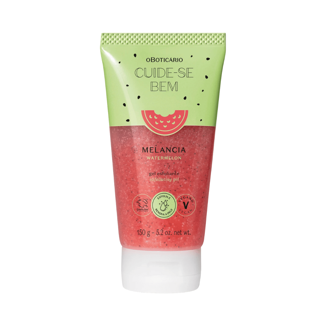 Gel Esfoliante Corporal Cuide-se Bem Melancia 150g