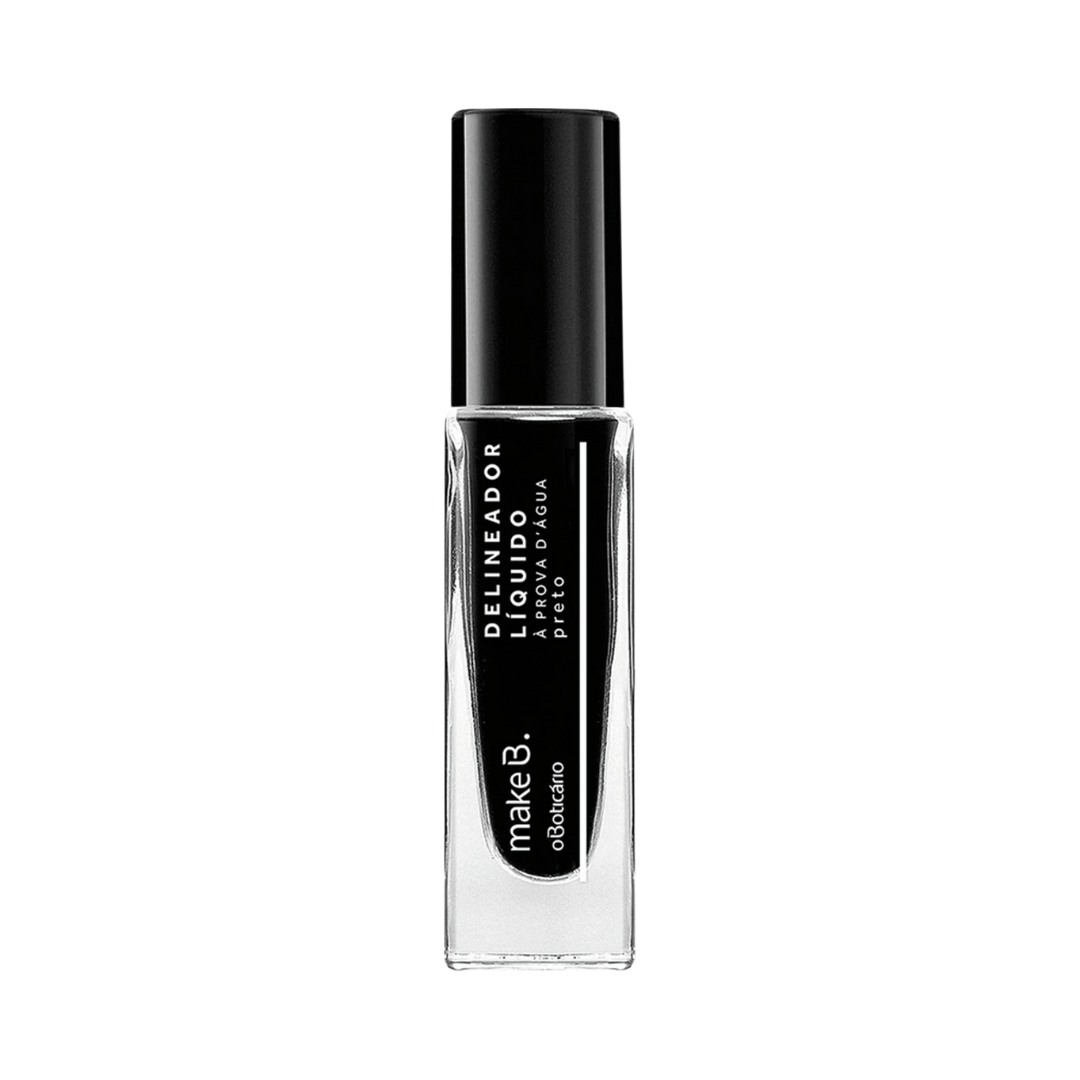 Delineador Líquido Para Olhos Preto Make B.