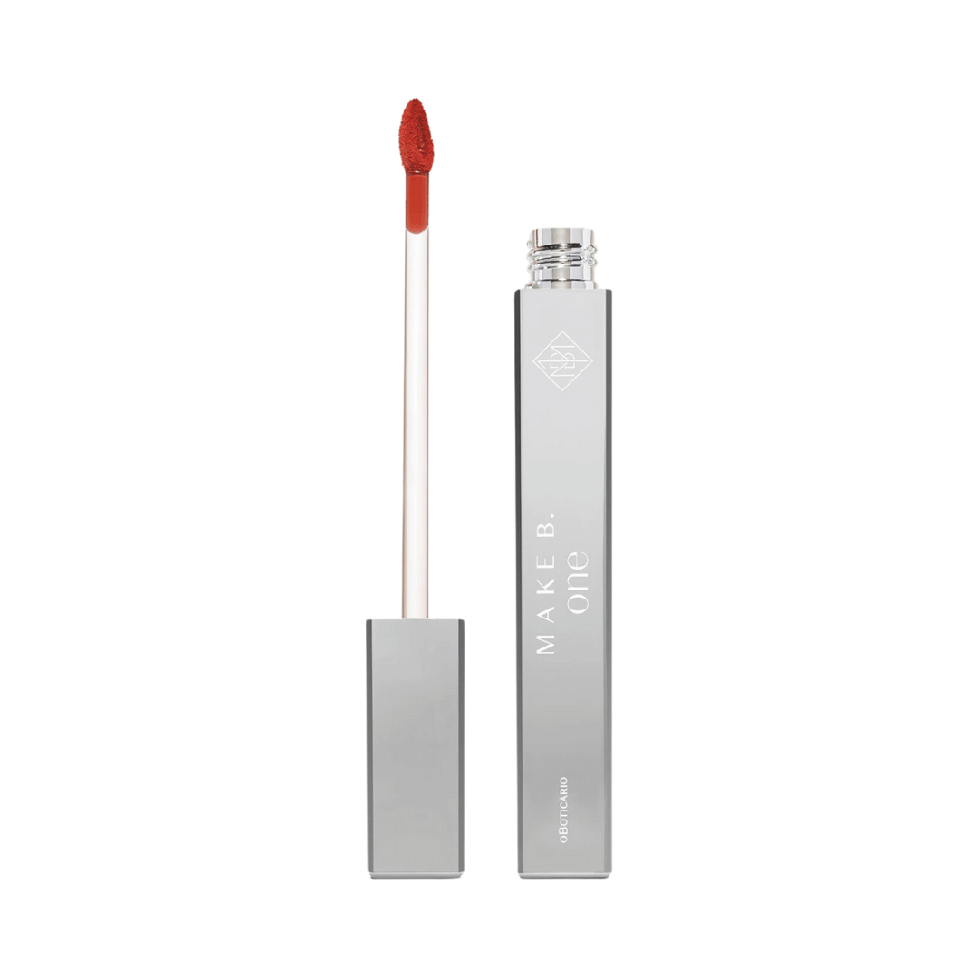Batom Líquido Vermelho Deep Carmine Make B. One Velvet Sublime