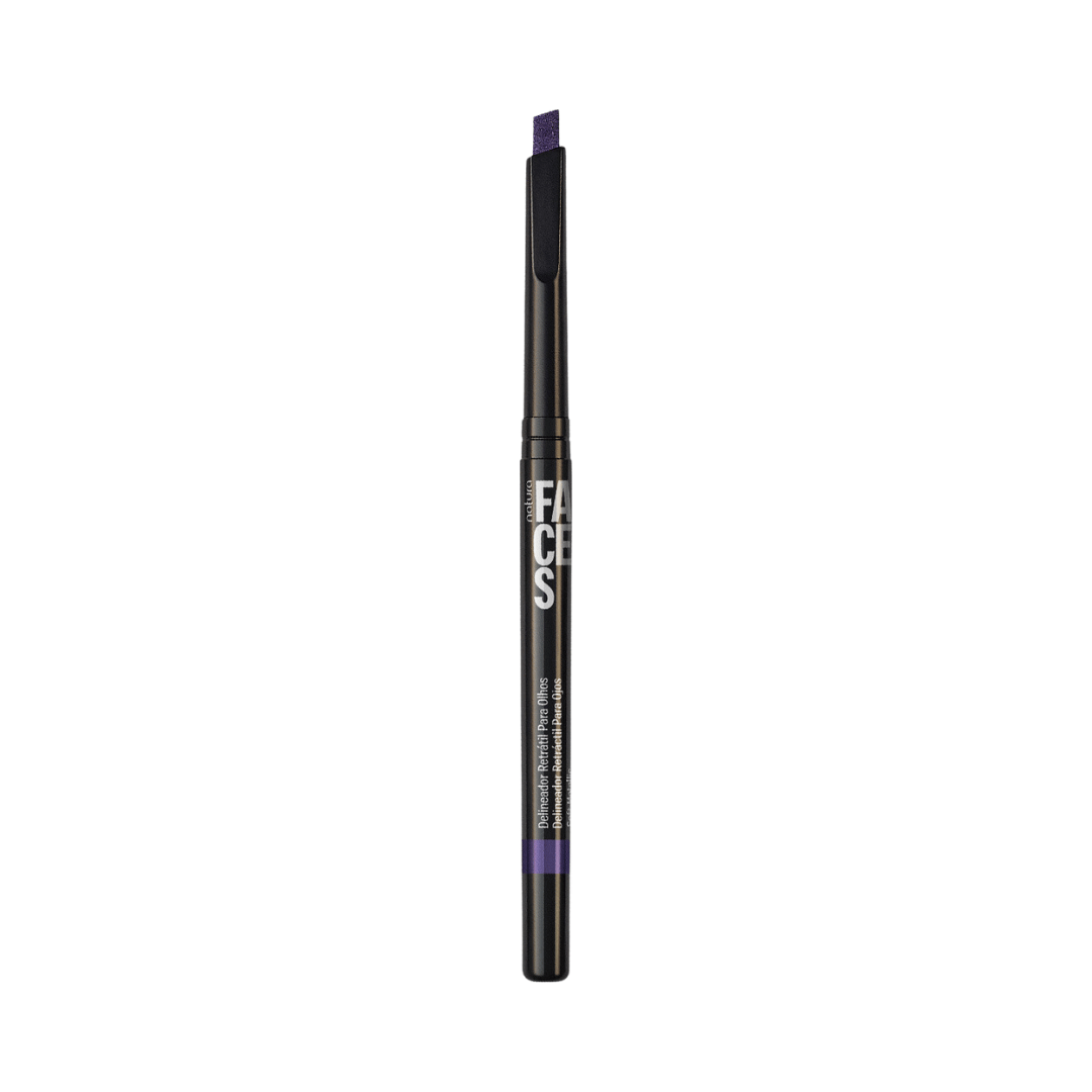 Delineador Retrátil Faces - Roxo