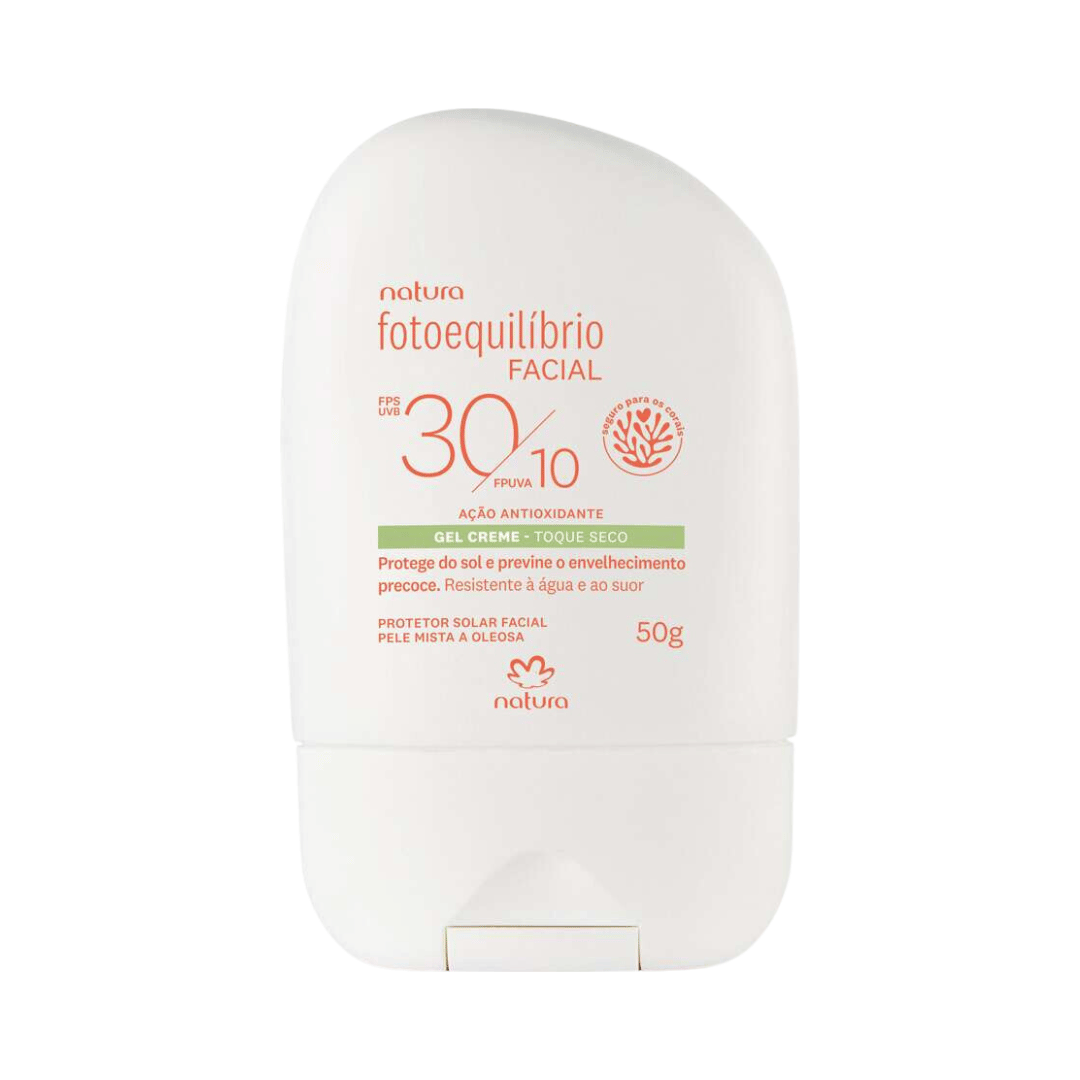 Protetor Facial Gel Creme FPS 30 FPUVA 10 Fotoequilíbrio