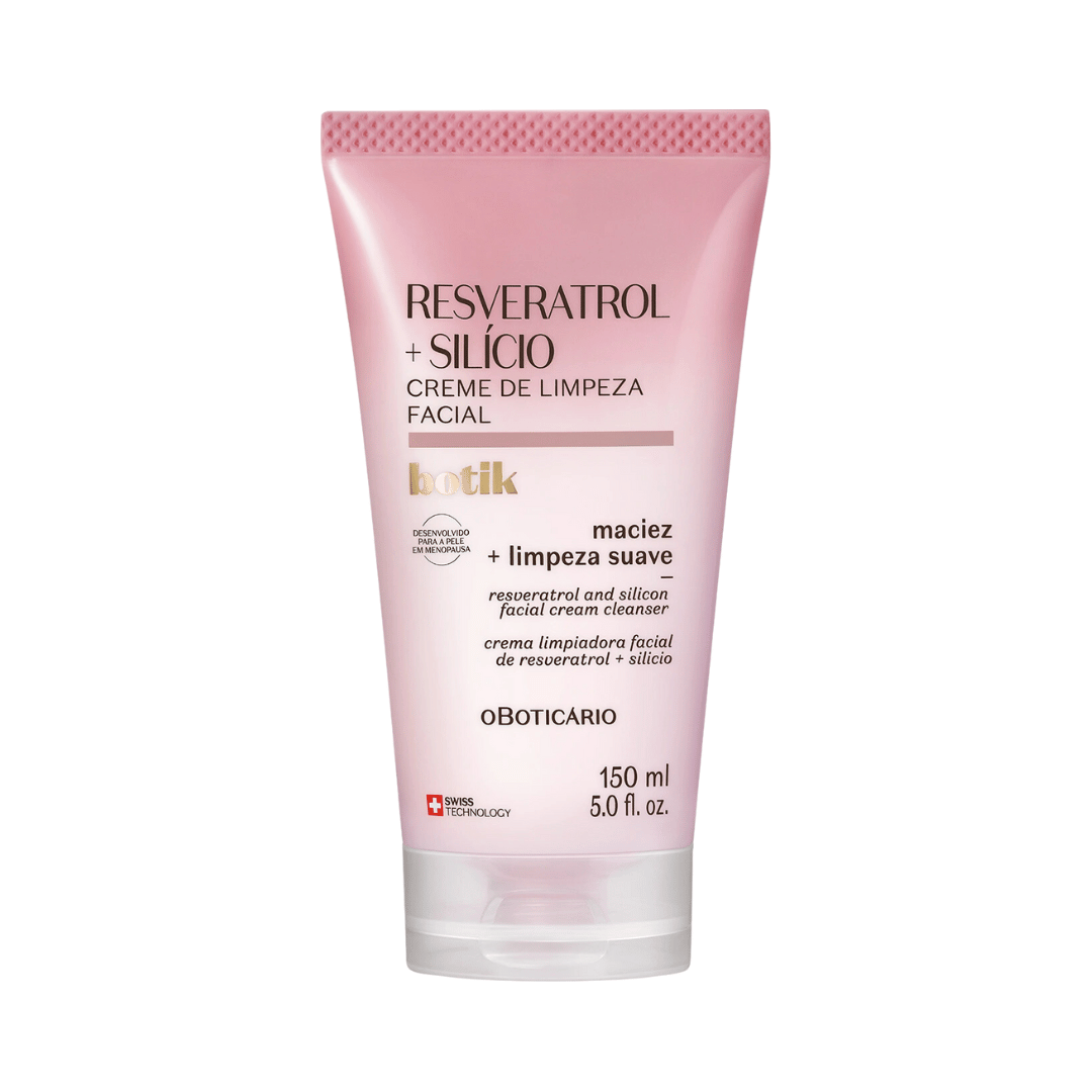 Creme de Limpeza Facial Botik Resveratrol E Silício 150ml