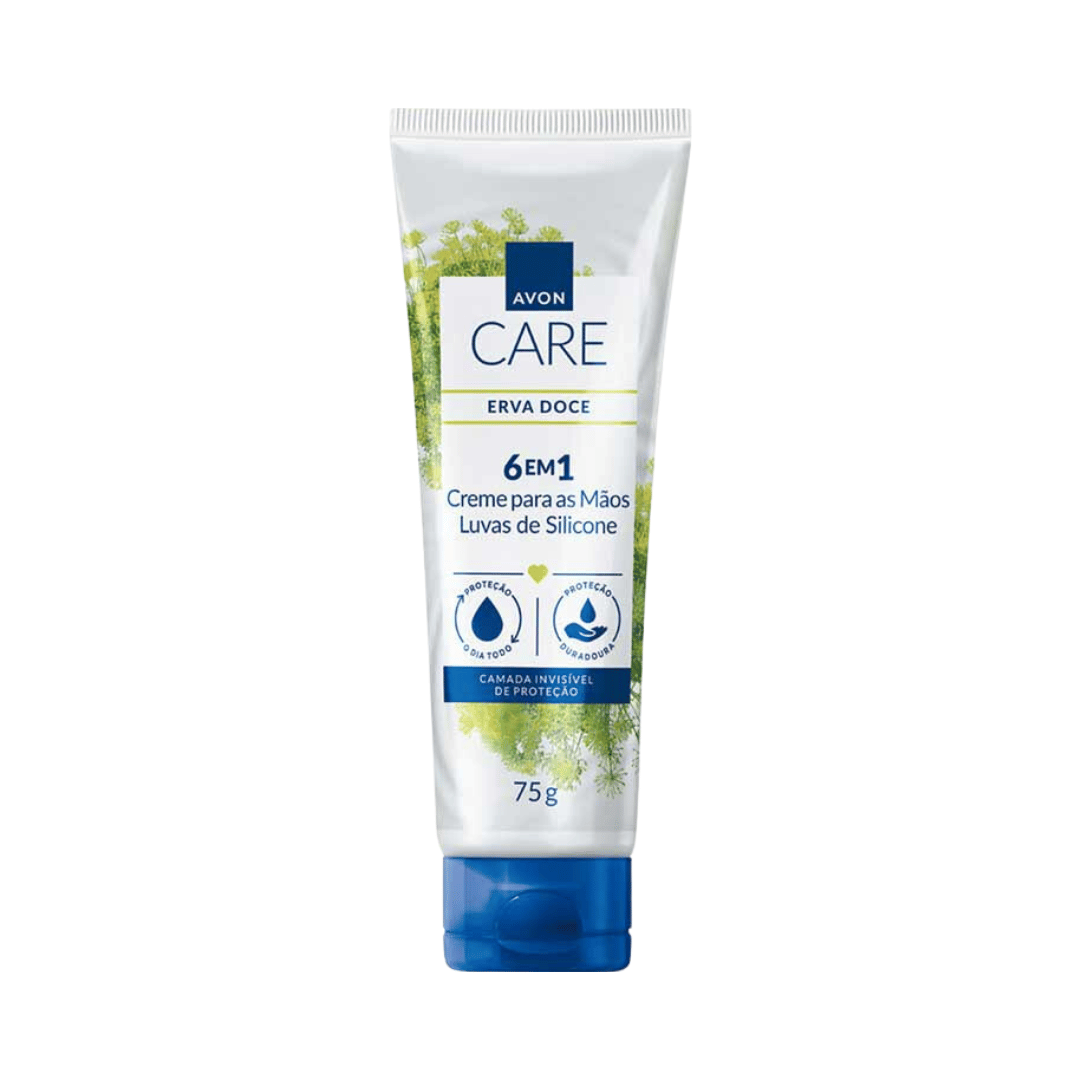 Luvas de Silicone Creme Protetor para as Mãos Erva Doce 75g
