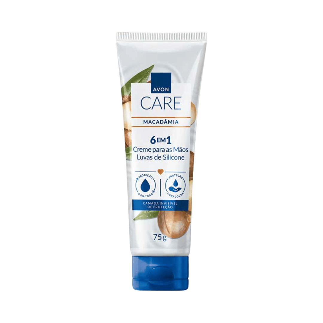 Luvas de Silicone Creme Protetor para as Mãos Macadâmia 75g