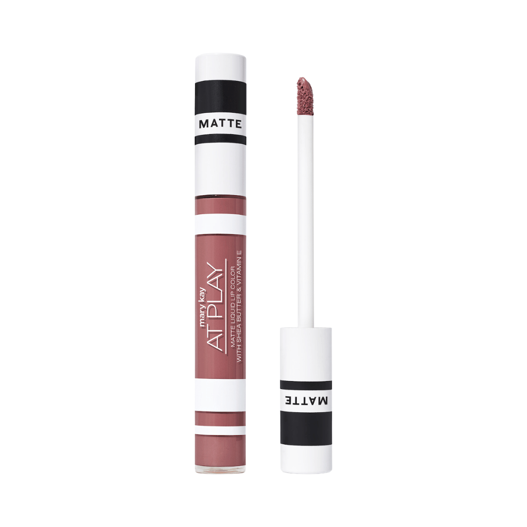Batom Líquido Matte com Manteiga de Karité e Vitamina E - Almost Pink