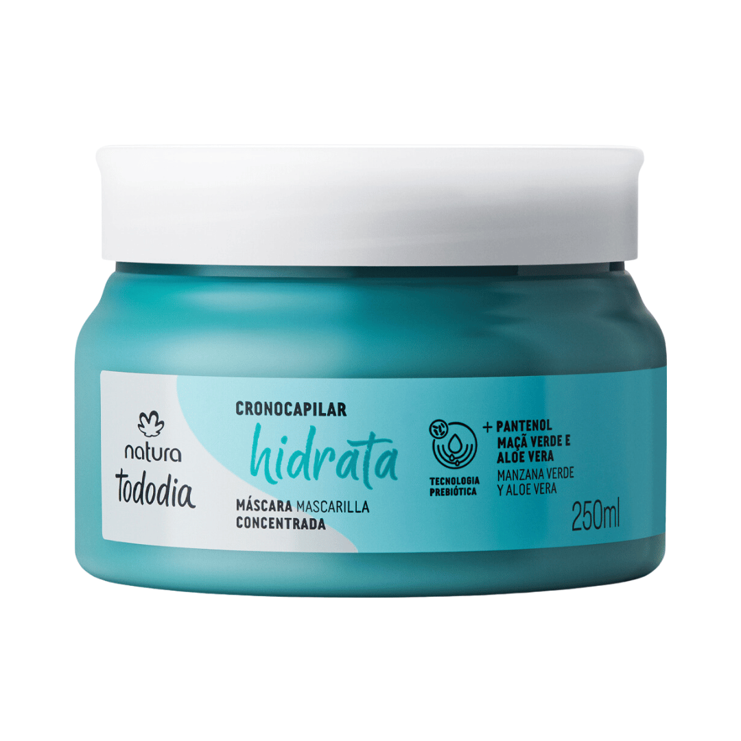 Máscara Concentrada Crono Capilar Hidrata Todo Dia - Maçã Verde e Aloe Vera 250ml