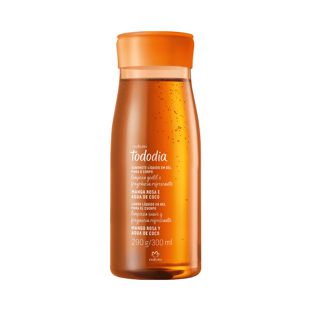Sabonete Líquido em Gel Todo Dia Manga Rosa e Água de Coco 300ml