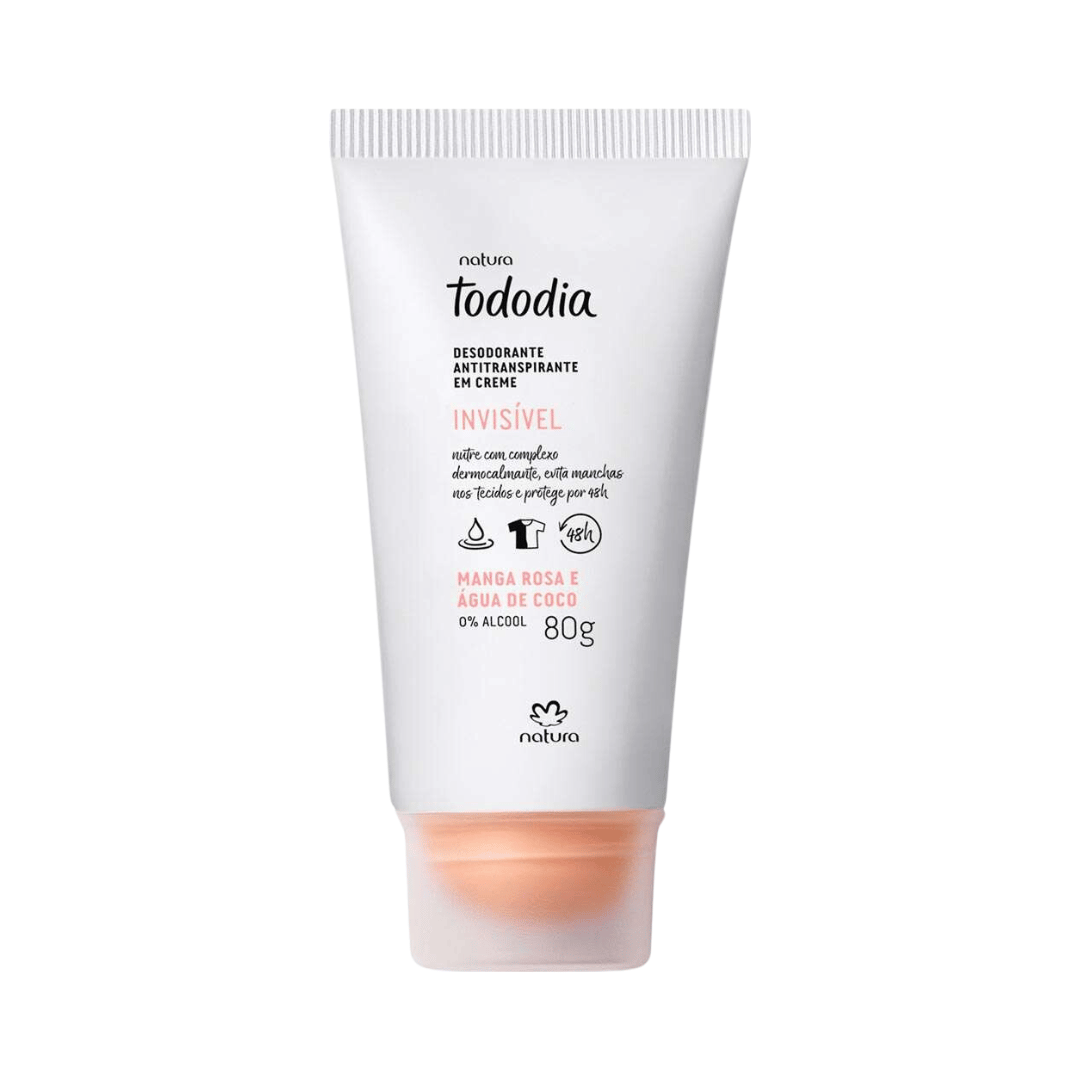 Desodorante Antitranspirante em Creme Todo Dia Manga Rosa e Água de Coco 80g
