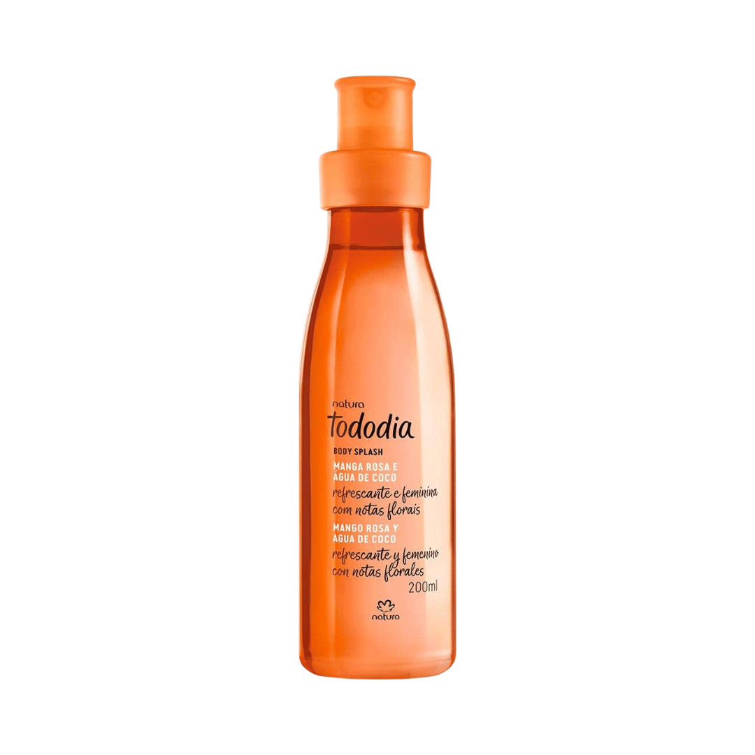 Body Splash Desodorante Colônia Todo Dia Manga Rosa e Água de Coco 200ml