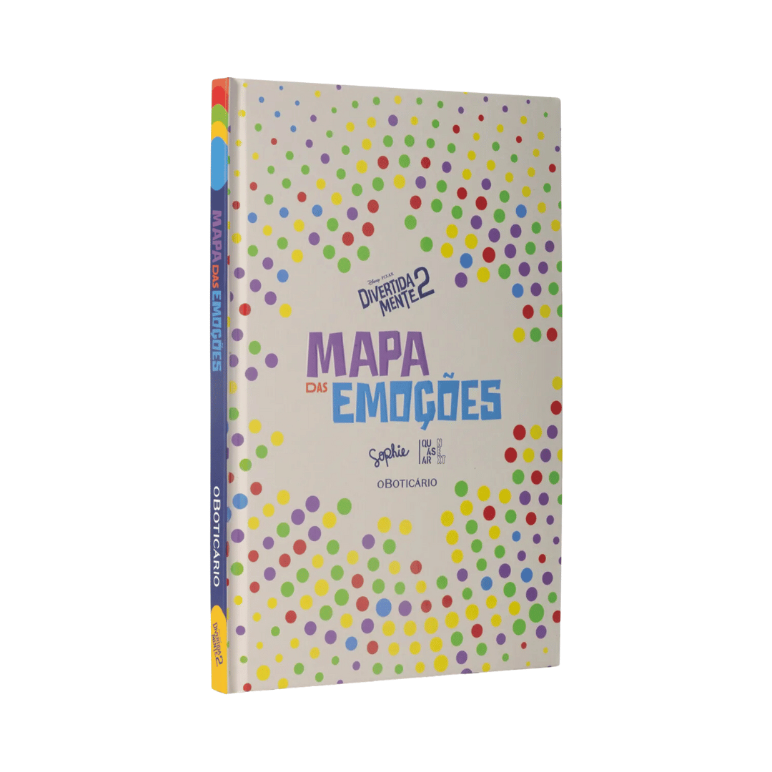 Livro Mapa das Emoções Sophie Quasar Next Divertida-Mente 2