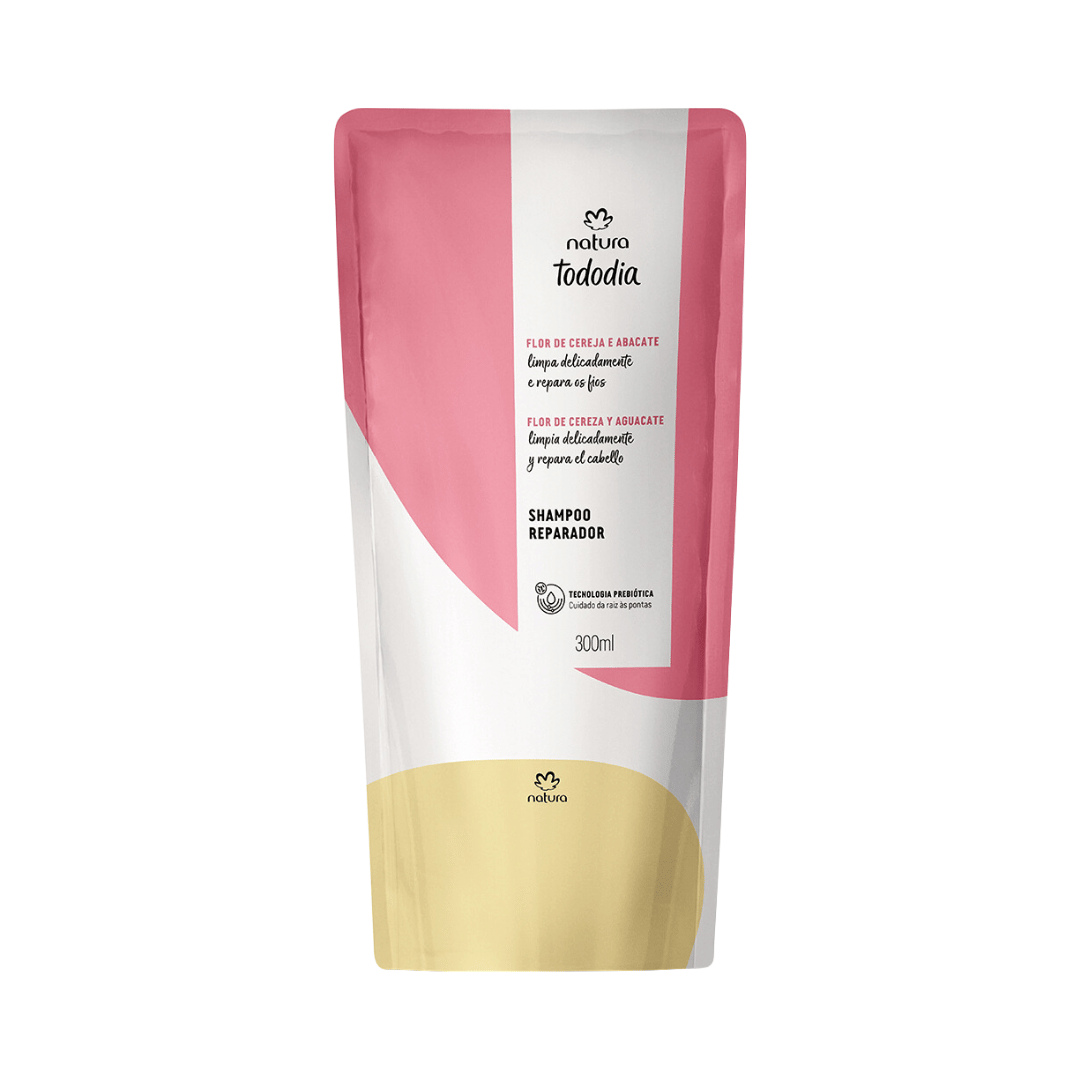 Refil Shampoo Reparador Todo Dia Flor de Cereja e Abacate 300ml