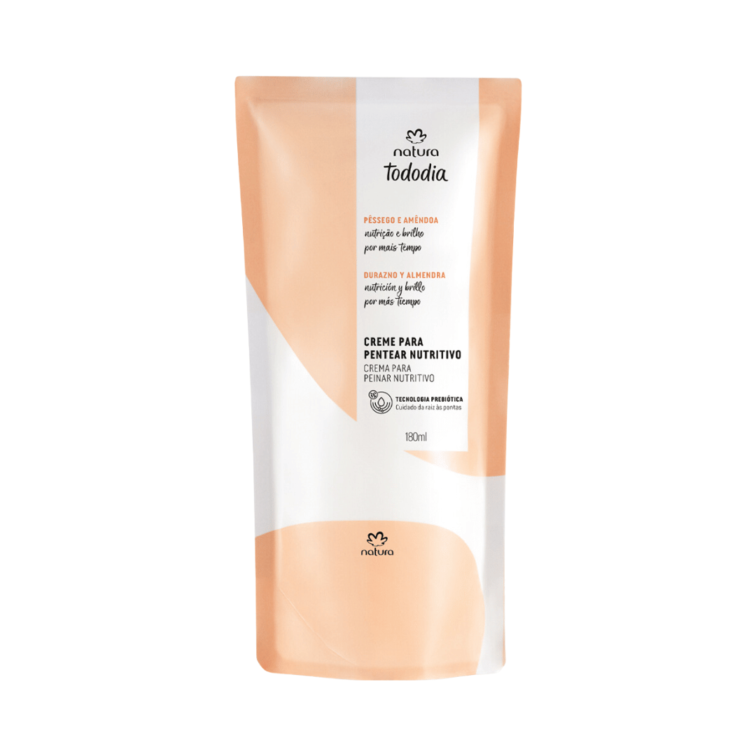 Refil Creme para Pentear Nutritivo Todo Dia Pêssego e Amêndoa 180ml