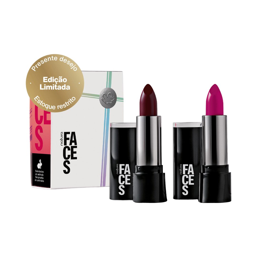 Presente Natura Faces Duo Batom