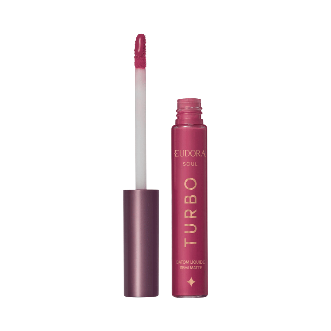 Batom Líquido Rosa Pink Turbinado Semi Mate Turbo Soul