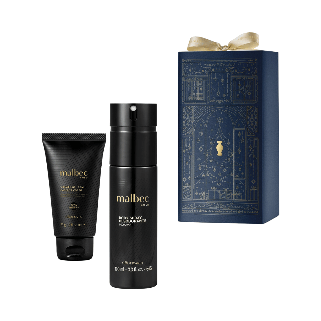 Kit Presente Natal Malbec Gold (2 itens)