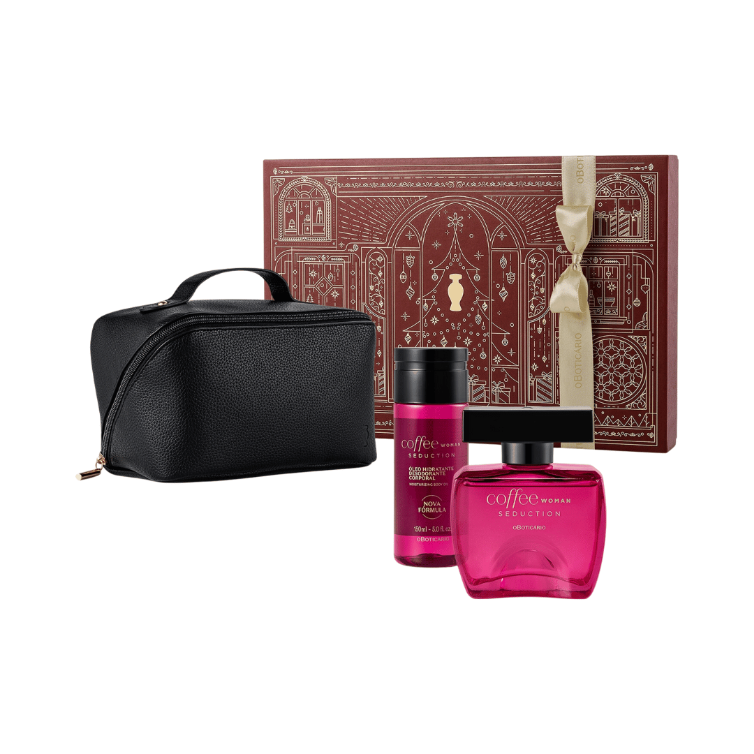 Kit Presente Natal Coffee Woman Seduction (3 itens)