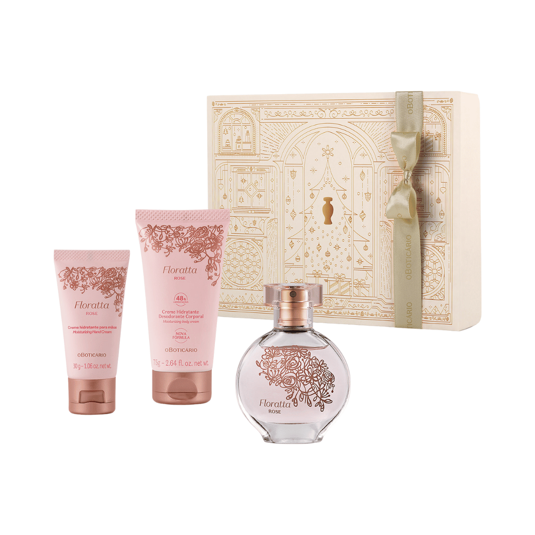 Mini Kit Presente Natal Floratta Rose (3 itens)
